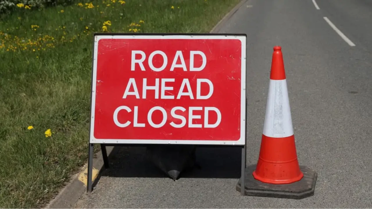 Road Closure Sign