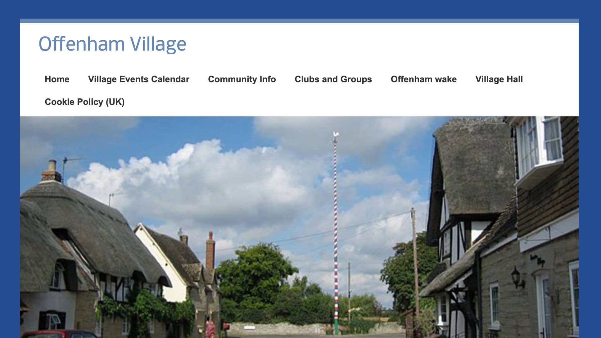 Village website design